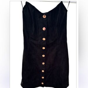 Urban Outfitters Black Corduroy Dress
